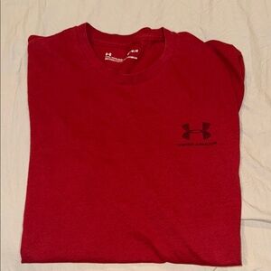 Under Armour Men’s Red Short-Sleeve Performance Tee